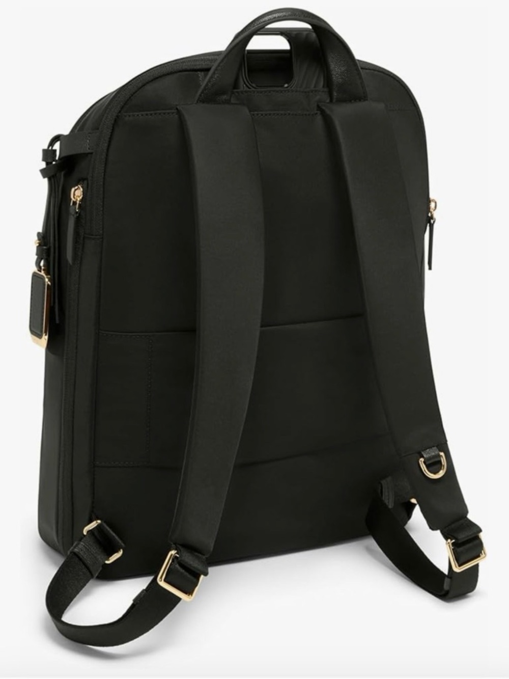 Tumi Black Backpack with Gold Hardware - Picture 4 of 11